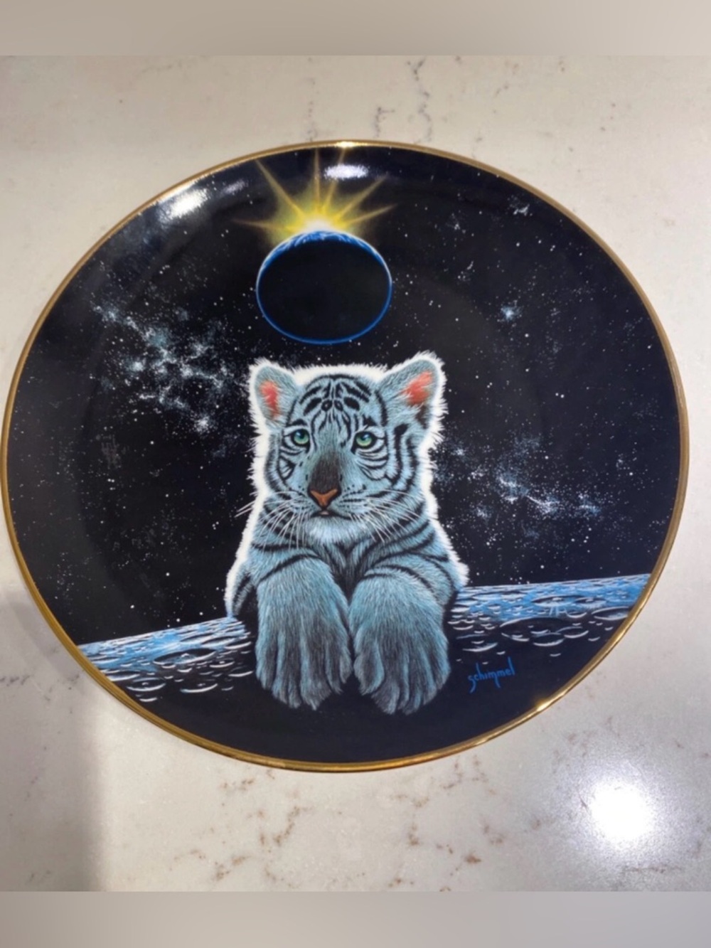 Royal Doulton "The Crown Jewel" Promise of a new world by Schimmel plate